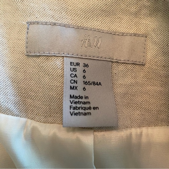 H&M Linen blazer jacket - Picture 9 of 10